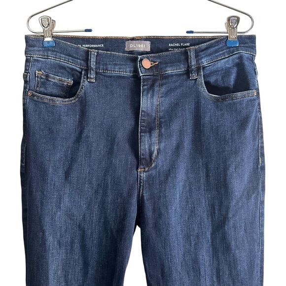 DL1961 Rachel Ultra‎ High Rise Flare Instasculpt Denim Sz 31 - Picture 6 of 7